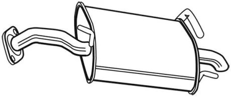 Глушник,випускна система WALKER 22392