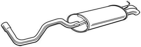 Задній. глушник,випускна сист. WALKER 22430