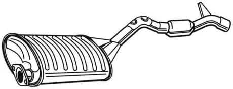 Задній. глушник,випускна сист. WALKER 22495