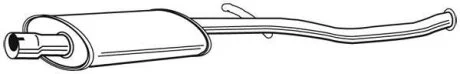 Центр. глушник,випускна сист. WALKER 22526