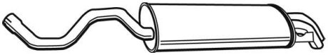 Задній. глушник,випускна сист. WALKER 22557