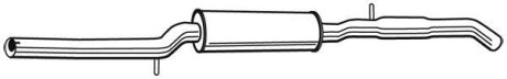 Центр. глушник,випускна сист. WALKER 22591