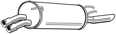 Глушник,випускна система WALKER 22692