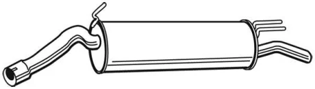 Деталі вихлопної системи WALKER 22700