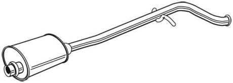 Центр. глушник,випускна сист. WALKER 22705