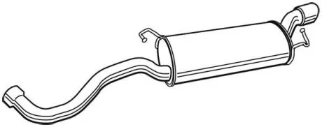 Деталі вихлопної системи WALKER 22720