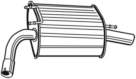 Деталі вихлопної системи WALKER 22781