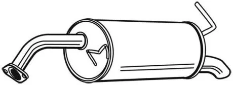 Глушитель выхлопных газов конечный WALKER 22826