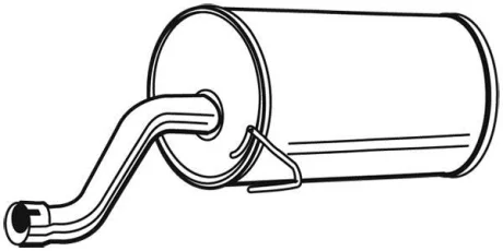 Центр. глушник,випускна сист. WALKER 22861