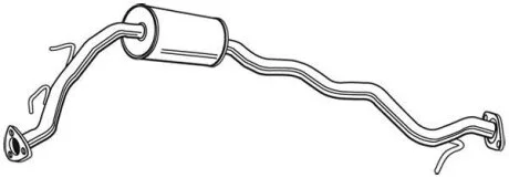 Центр. глушник,випускна сист. WALKER 22920