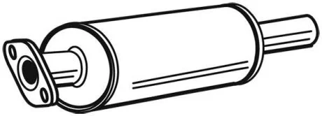 Середній глушник випускної системи WALKER 23031