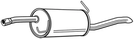 Задній. глушник,випускна сист. WALKER 23159