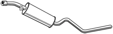 Центр. глушник,випускна сист. WALKER 23207