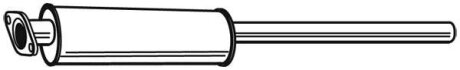 Передній глушник,випускна сист WALKER 23210
