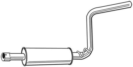 Центр. глушник,випускна сист. WALKER 23268