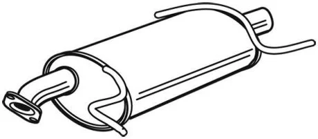 Задній. глушник,випускна сист. WALKER 23280