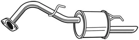 Задній. глушник,випускна сист. WALKER 23499