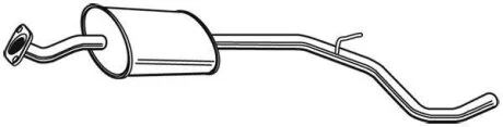 Центр. глушник,випускна сист. WALKER 23653