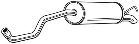 Деталі вихлопної системи WALKER 24059