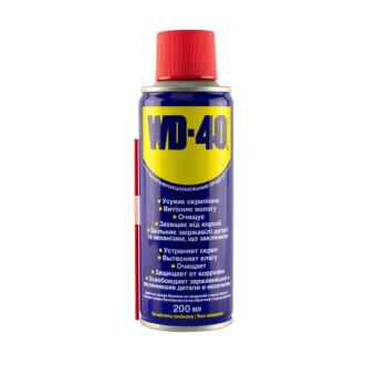 Мастило універсальне рідке мінеральне прозоре аерозоль 200 мл WD-40 124W700021