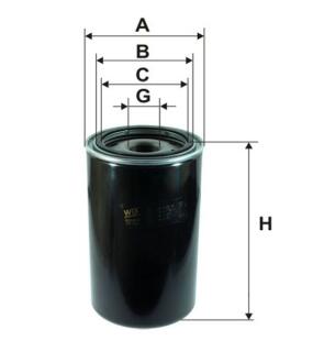 Фільтр масляний / DAF 75.240, 75.270, 75.300 7/92->5/98, 85.300, 85.330, 85.360 ->5 WIX FILTERS 92007E