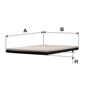 Фільтр салону DAF (TRUCK) /K1091 (WIX-Filtron) WIX FILTERS 93212E