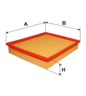Фільтр повітряний FORD GRANADA, P 100 II, SCORPIO I, SCORPIO II, SIERRA 1753-2936 08.77-08.98 B2G007PR, LX119, HNGE205L, PXA770, 1457429078 WIX FILTERS WA6208