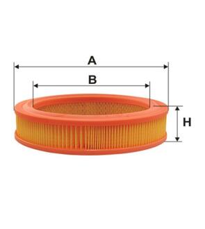 Фільтр повітря Daihatsu Cuore, Domino, Fiat 127, 128, 147, Fiorino, Panda, Ritmo, FS WIX FILTERS WA6394