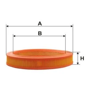 Фільтр повітряний - фільтруючий елемент (x49) FORD SCORPIO I 1998 11.88-10.92 WIX FILTERS WA6425