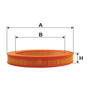 Фільтр повітря Daihatsu Charmant, Toyota Carina FF, Carina II, Celica, Celica FF, Co WIX FILTERS WA6453