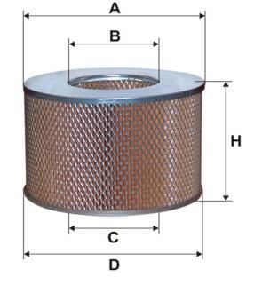 Фільтр повітря Toyota Coaster, 4-Runner, Landcruiser WIX FILTERS WA6505