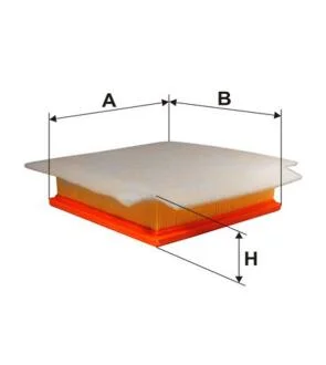 Фільтр повітря Opel Corsa D, Corsa E, Vauxhall Corsa MK III, Corsa MK IV WIX FILTERS WA9527