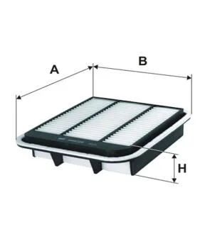 Фільтр повітрянний MITSUBISHI GRANDIS (WIX-Filtron) WIX FILTERS WA9728