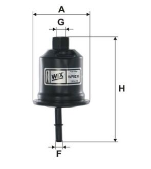 Фільтр топл. MITSUBISHI Galant (WIX-Filtron) PP952/ WIX FILTERS WF8235