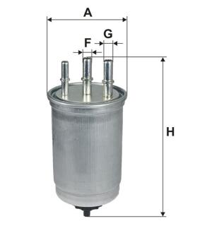 Фільтр паливний без датчика HYUNDAI Terracan 01-07, FORD Connect 02-13, Focus I 98-04, Mondeo III 00-07, KIA Carnival VQ 06-15, Carnival FL 98-06, SSANGYONG Rexton 06-12, Kyron 05-11, Actyon 06-11, Rexton 12-18, Actyon 12-, Rexton 01-06, Rodius 04-07 WIX FILTERS WF8268