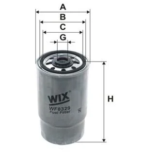 Фільтр паливний Citroen, Fiat, Peugeot WIX FILTERS WF8329