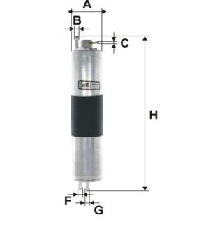 Паливний фільтр BMW 3 (E46), Z3 (E36) 1.6-3.0D 12.97-12.07 WIX FILTERS WF8337