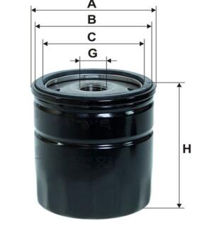 Фільтр оливи Buick Century, Le Sabre, Park Avenue, Riviera, Skylark, Cadillac De Ville WIX FILTERS WL7246