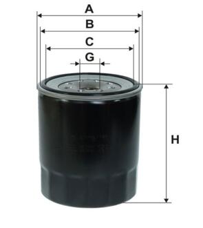 Фільтр оливи Bedford Brava, Midi/Euro-Midi, Isuzu NKR/NPR/NPS, Mitsubishi Canter, Benf WIX FILTERS WL7307