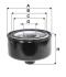 Фильтр масляный VW LT28 (выр-во WIX-Filtron) /OP574/2 на VW WIX FILTERS WL7414 (фото 1)