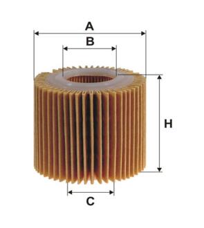 Фільтр оливи Lexus CT, Toyota Auris, Prius, Rav 4 III, Verso, Yaris II WIX FILTERS WL7472