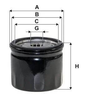 Фільтр масляний Ford Focus IV 1.4-1.6 16v 04-> (WIX) WIX FILTERS WL7559