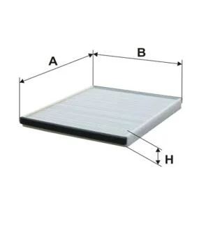 WP 2028 (1234) WIX Фільтр салону Chevrolet Aveo CT 07-> (China Shanghai manufacture) WIX FILTERS WP2028