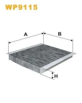Фильтр, воздух во внутренном пространстве WIX FILTERS WP9115