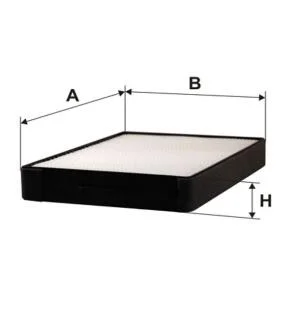 Фільтр салона Hyundai Santa FE, Sonata, Trajet, XG, Kia Magentis, Opirus, Sorento WIX FILTERS WP9170