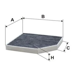 Фільтр салону (вугільний) Audi A4 (B8/8K), A5 (8T), Q5 (8R) WIX WIX FILTERS WP9329