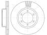 Гальмівний диск перед. 4 Runner/Land Cruiser (01-10) WOKING D670610 (фото 1)