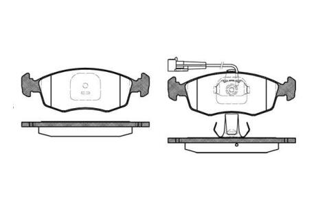 Колодки гальмівні WOKING P0723.12