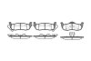 Колодки гальмівні диск. задн. (Remsa) Jeep Commander 3.0 05-10,Jeep Commander 3.7 05-10 WOKING P10063.10 (фото 1)