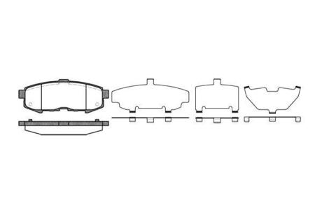 Колодки гальмівні WOKING P10603.00